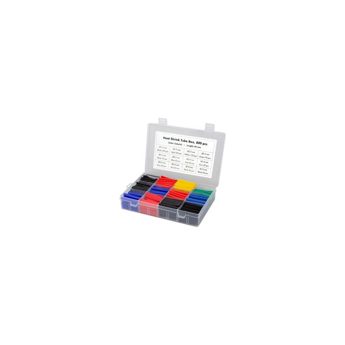 LogiLink Set de gaines thermorétractables, 800 pièces