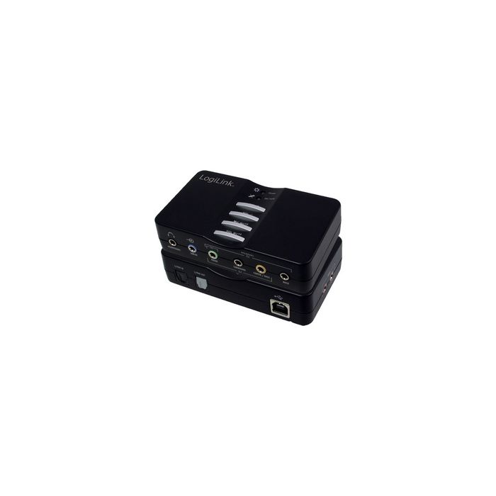 LogiLink Sound Box USB 7.1, 8 canaux, noir