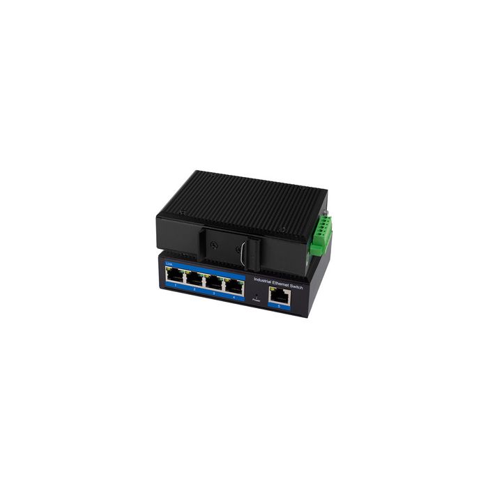 LogiLink Switch industriel Fast Ethernet, 5 ports, unmanaged