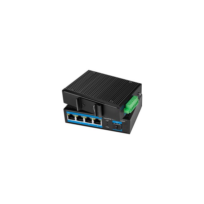 LogiLink Switch industriel Gigabit Ethernet, 4 ports