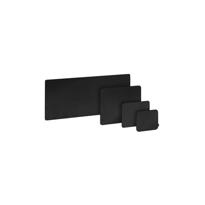 LogiLink Tapis souris gaming, bords cousus, taille L, noir