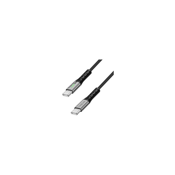 LogiLink USB 3.2 Kabel mit LED, USB-C - USB-C Stecker, 1,0 m