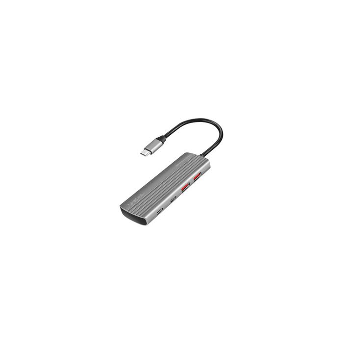 LogiLink USB 3.2 Ultra-Slim-Hub, 4-Port, 2x USB-A, 2x USB-C
