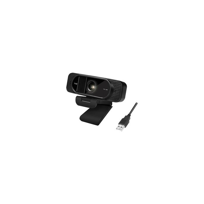 LogiLink Webcam USB Full HD avec micro double, noir