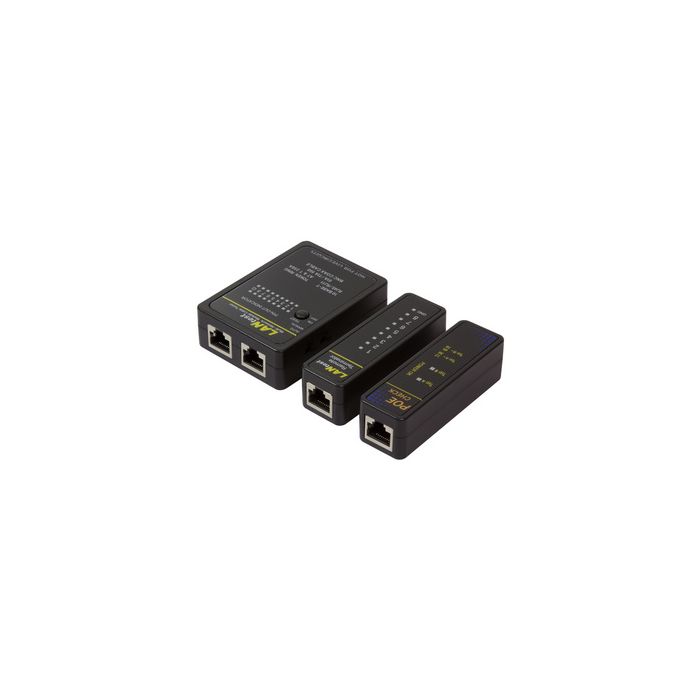 LogiLink testeur de câble réseau avec  PoE Finder, noir