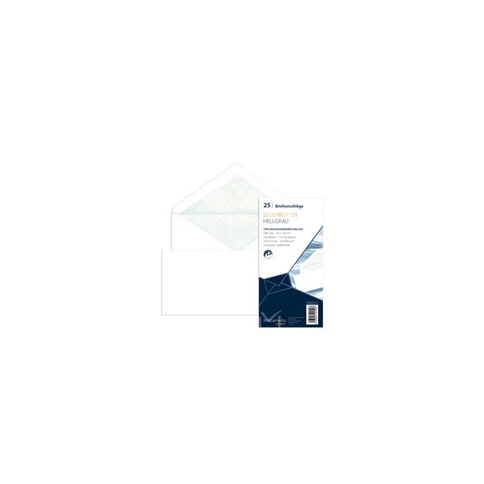 MAILmedia Enveloppe Offset, avec doublure en soie, blanc