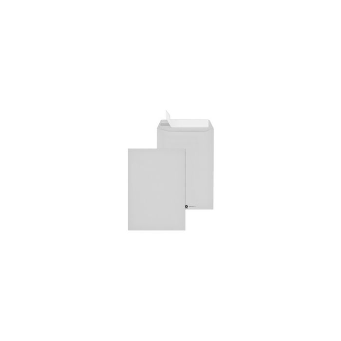 MAILmedia Versandtasche C4, Recycling grau, mit Fenster
