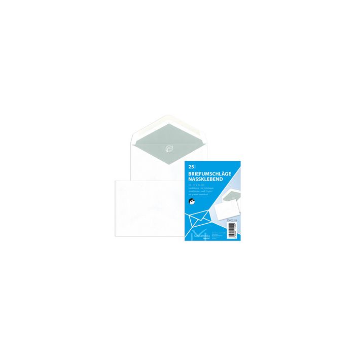 MAILmedia enveloppe Offset, C6, sans fenêtre, gommé, blanc
