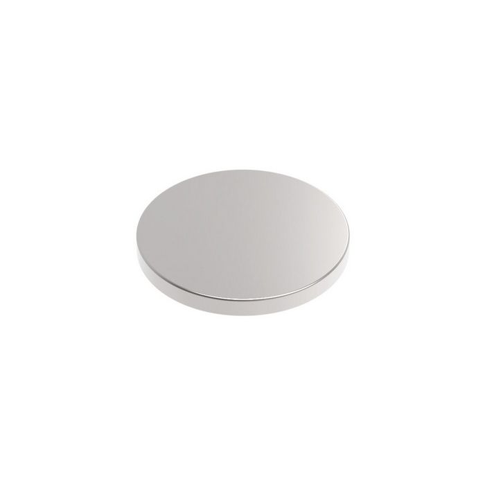 MAUL Aimant néodyme en forme de pastille, 10 mm, argent