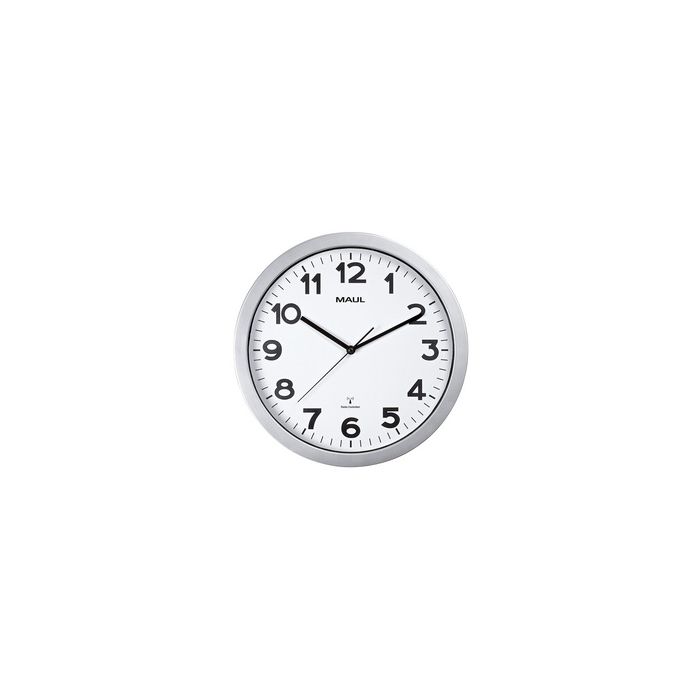 MAUL Horloge murale radioguidée MAULstep, argent