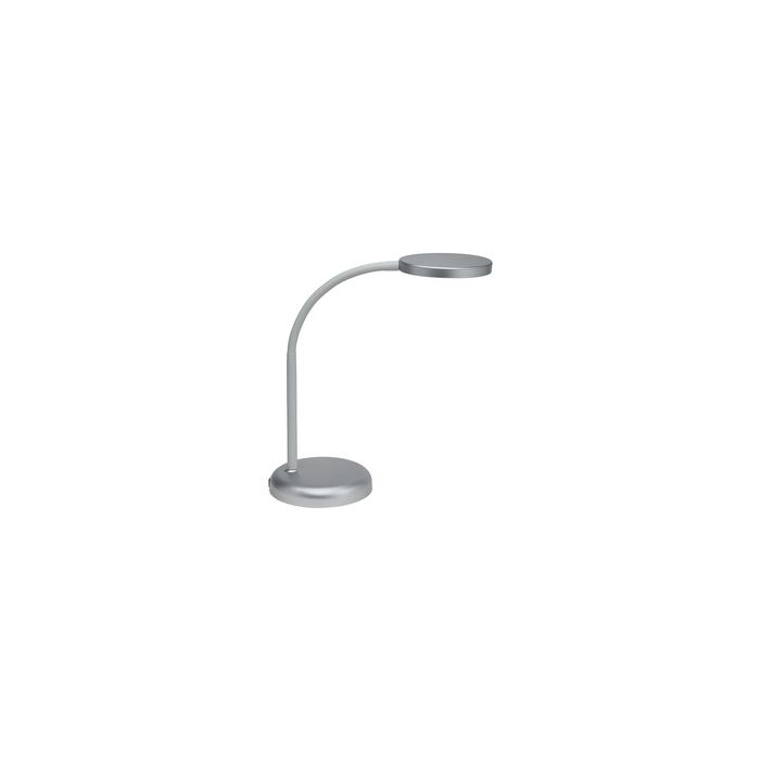 MAUL Lampe de bureau à LED MAULjoy, socle, argent