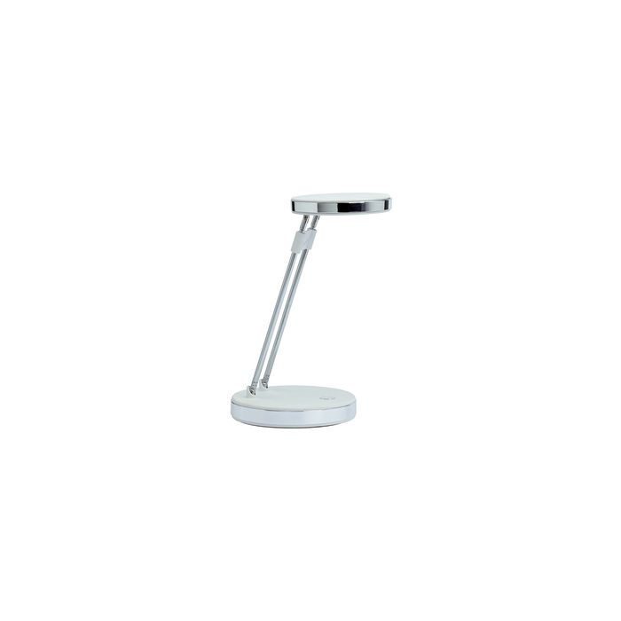 MAUL Lampe de bureau à LED MAULpuck, socle, blanc