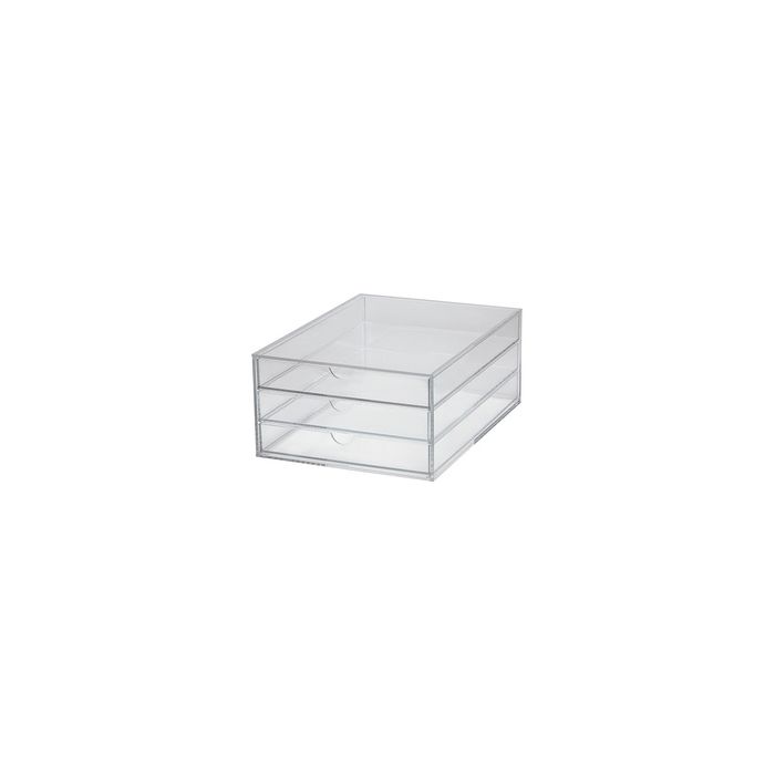 MAUL Module de classement acrylique, A4, 3 tiroirs