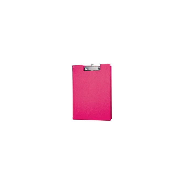 MAUL Porte-bloc à pince, plastifié  A4, rose vif