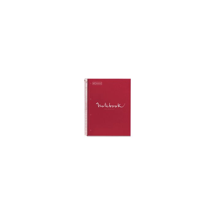 MIQUELRIUS Cahier à spirale "Notebook EMOTIONS", A4, rouge