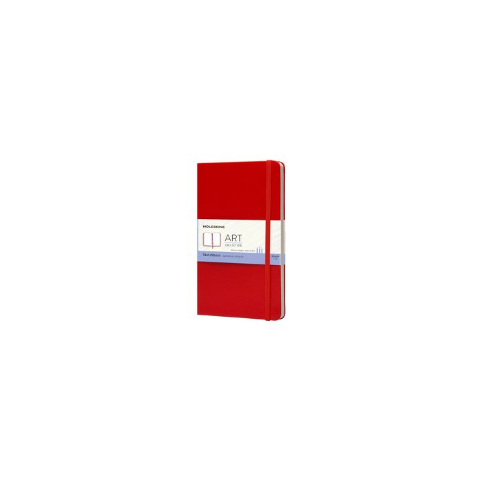 MOLESKINE Carnet de croquis, L/A5, 165 g/m2, rigide, rouge