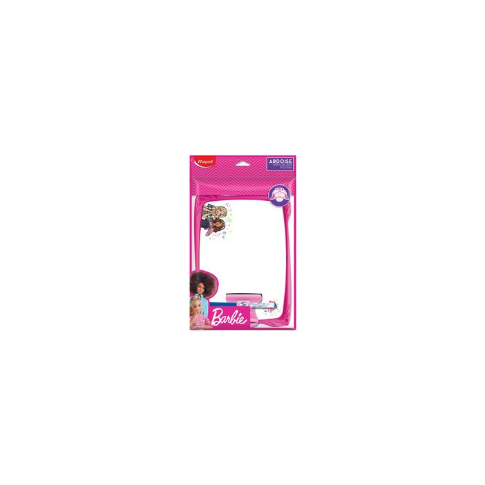 Maped Ardoise Barbie, effaçable à sec, blanc