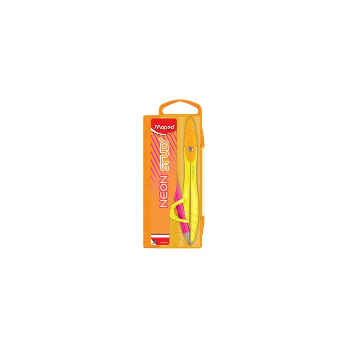 Maped Coffret de compas STUDY NEON, assorti