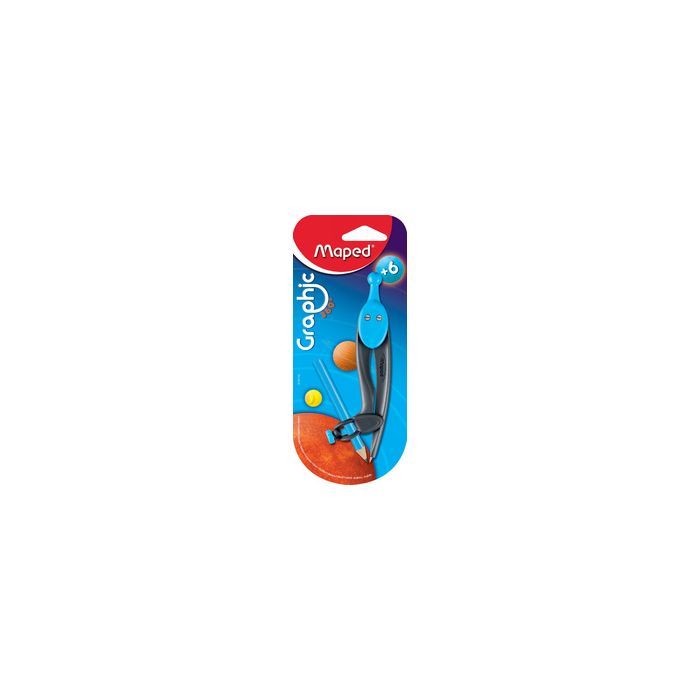 Maped Compas Graphic 360 degrés, avec bague universelle