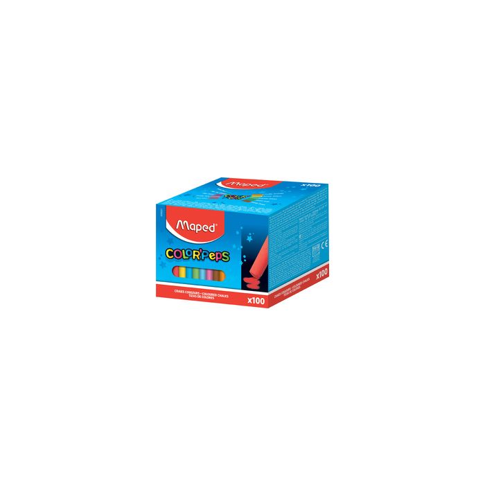 Maped Craie pour tableau COLOR'PEPS, rond, assorti
