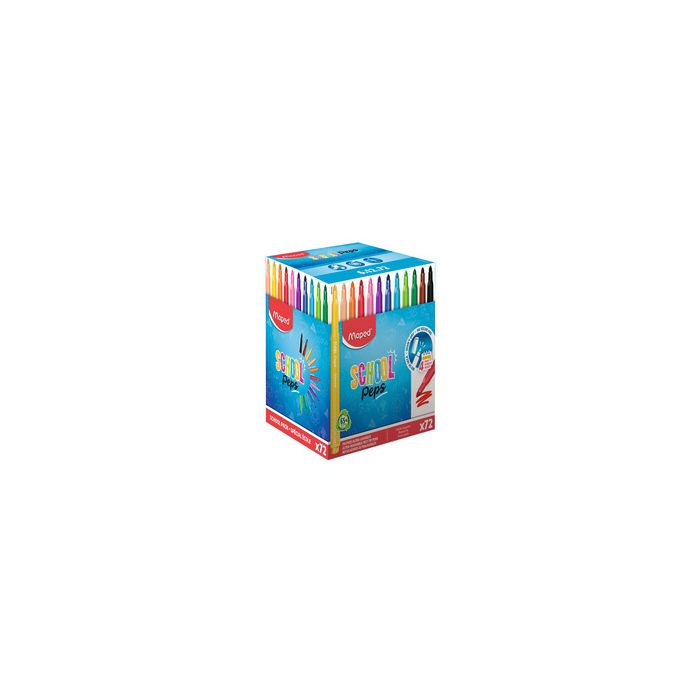 Maped Feutres dessin COLOR'PEPS Long Life, présentoir de 72