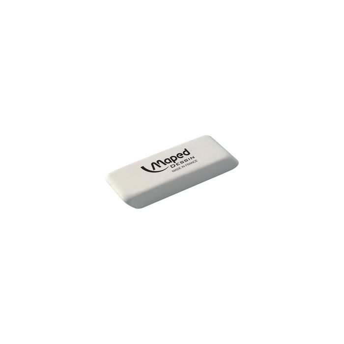 Maped Gomme en caoutchouc Dessin, moyen, blanc