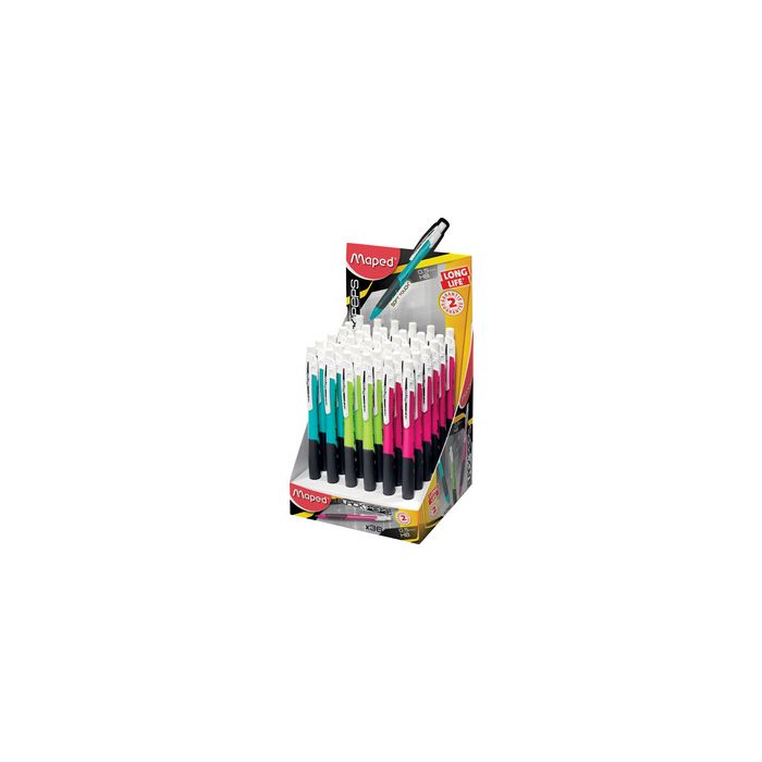 Maped Porte-mines LONG LIFE, 0,7 mm, présentoir de 36 x36