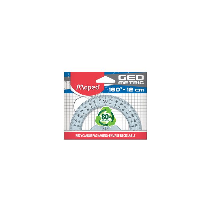 Maped Rapporteur demi-circulaire géométrique 180 degrés