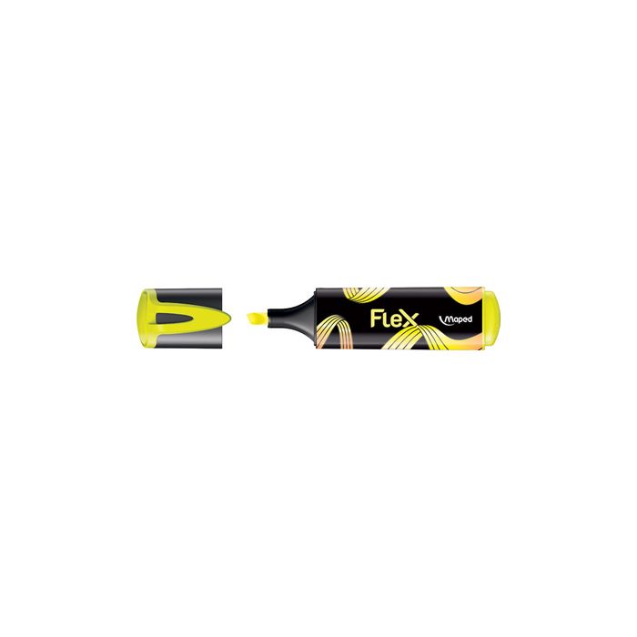 Maped Surligneur FLEX, pointe flexible, jaune
