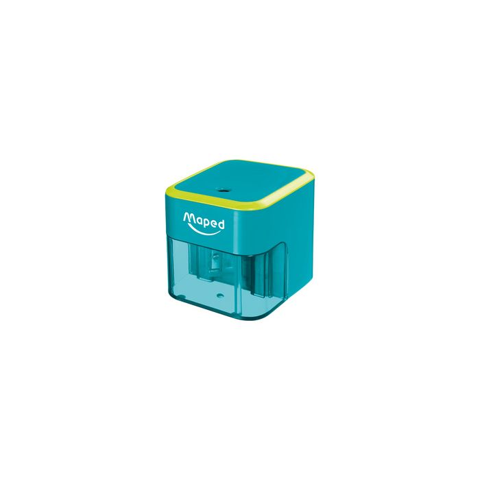 Maped Taille-crayon électrique, turquoise/vert pomme