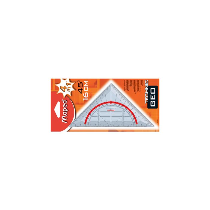 Maped Équerre geométrique Technic, hypoténuse: 160 mm