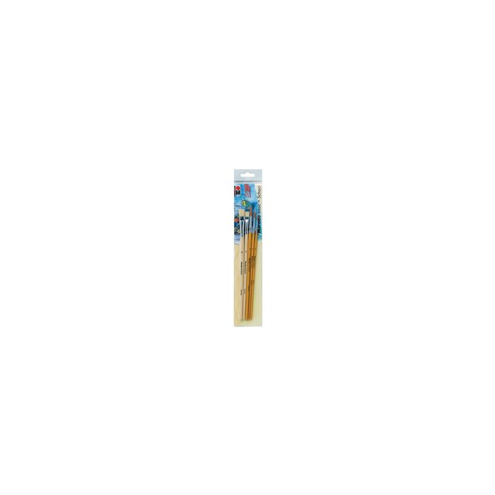 Marabu Kit de pinceau "Basic + School", de 5 pièces