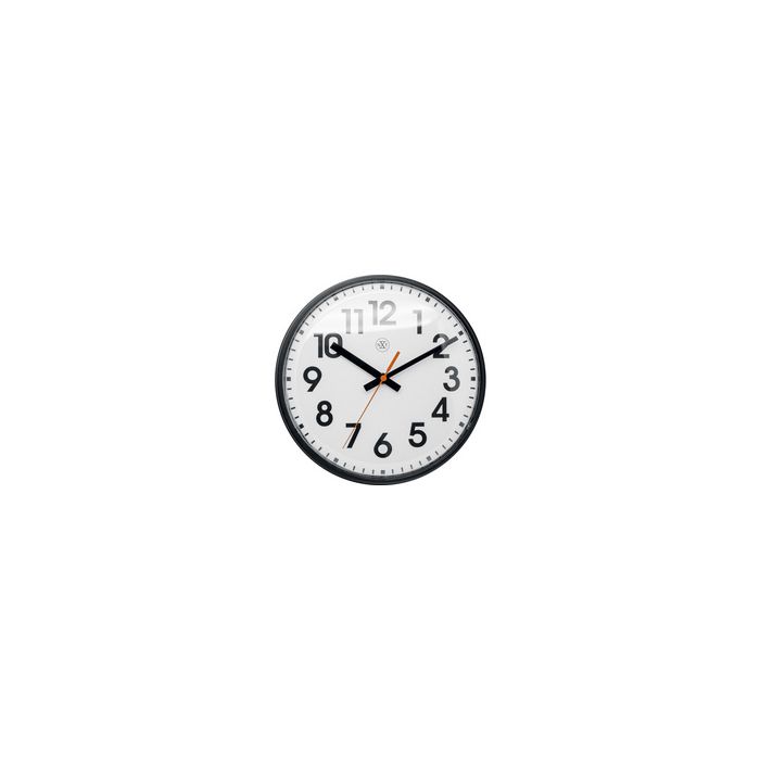 NEXTIME Horloge murale à quartz NXT, diamètre: 260 mm, noir