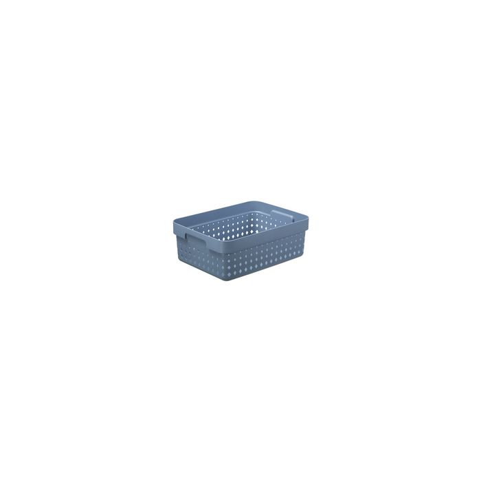 NHG Bac de rangement SEOUL BASKET M, PP, bleu