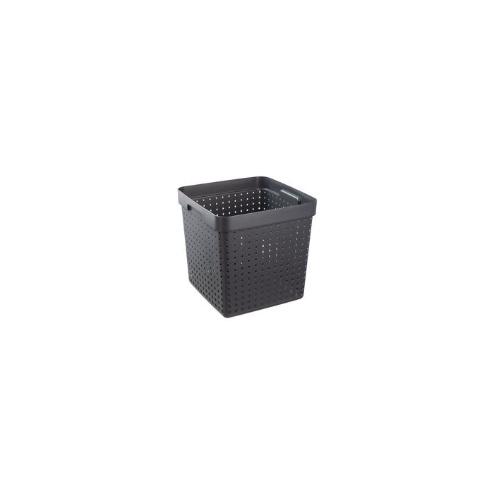 NHG Bac de rangement SEOUL BASKET XL, PP, noir