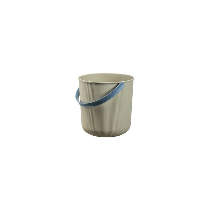 NHG Seau de rangement AKITA, 10 litres, beige clair / bleu