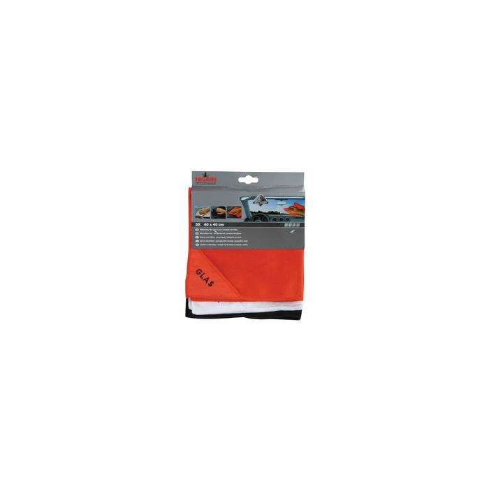 NIGRIN Performance Kit de chiffons microfibre