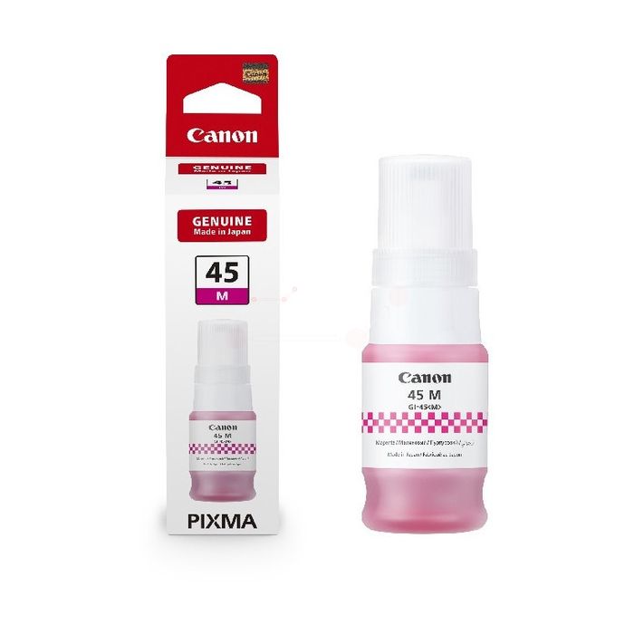 Bouteille d'encre d'origine Canon 6286C001 / GI-45 M - magenta
