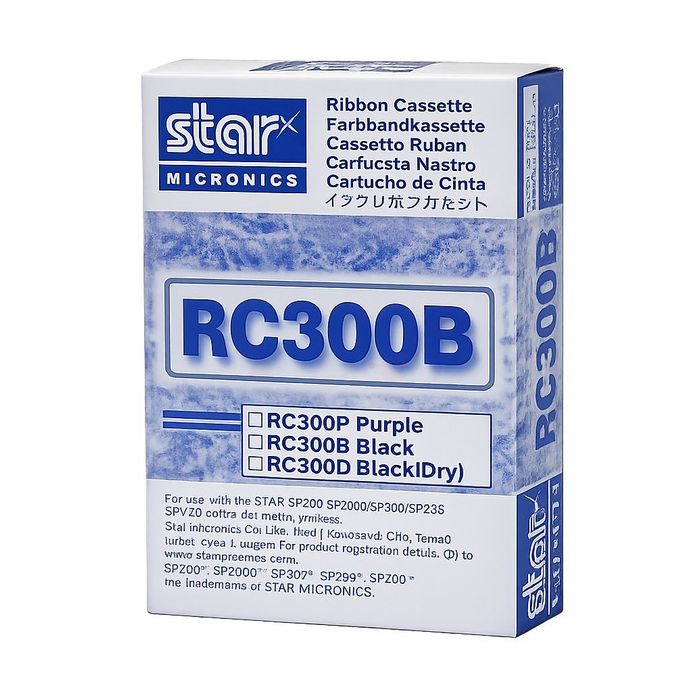 Ruban d'origine Star Micronics 80981611 / RC300B - noir
