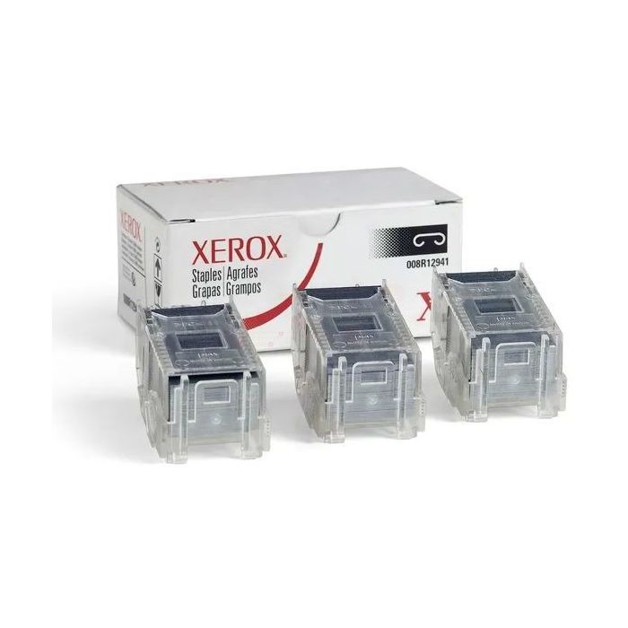 Lot de 3 Recharges d'agrafes pour module de finition et finition intà©grà© de Marque pour Xerox 8R12941 (15 000 agrafes au total)