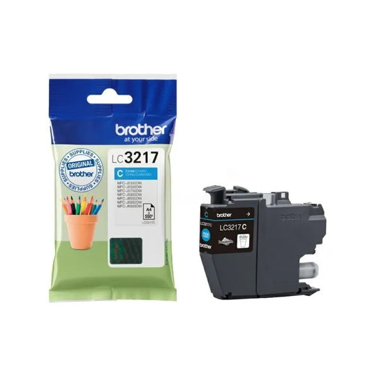 Pack 4 cartouches Jet d'encre de marque Brother LC3217BKCMY (4 x 550 pages)