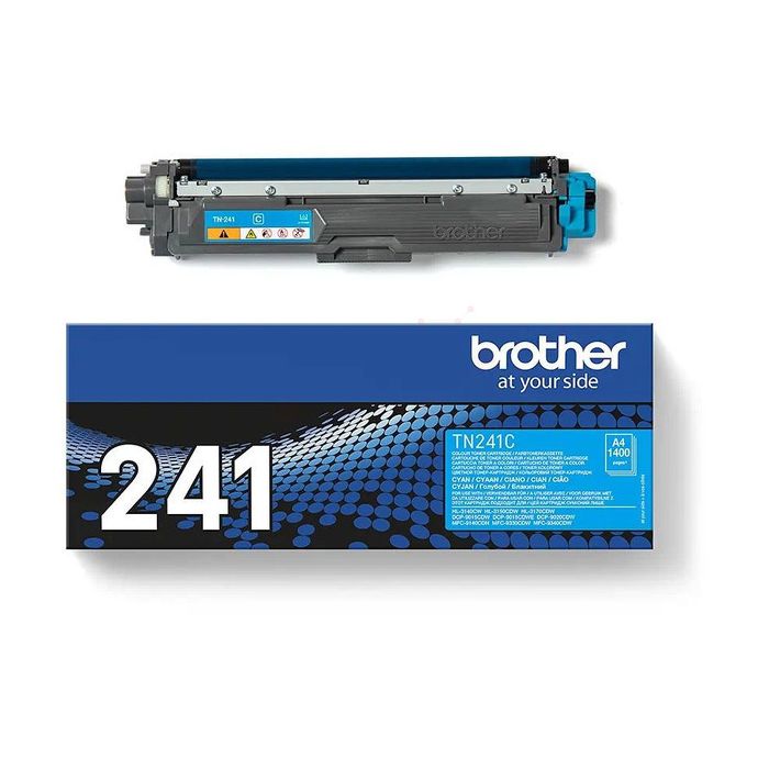 Cartouche Laser de Marque BROTHER TN241C Cyan (1 400 pages)