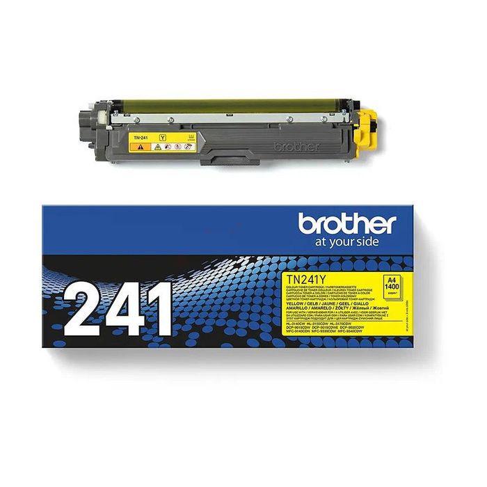 Cartouche Laser de Marque BROTHER TN241Y Yellow (1 400 pages)
