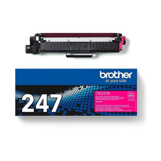Cartouche Laser de Marque BROTHER TN247M Magenta (2 300 pages)