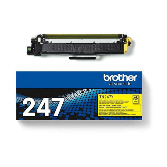 Cartouche Laser de Marque BROTHER TN247Y Yellow (2 300 pages)