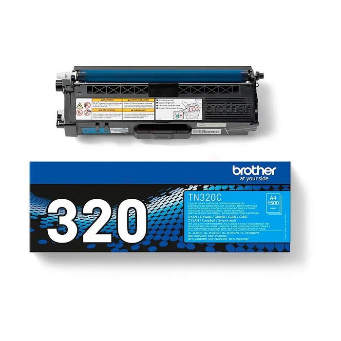 Cartouche Laser de Marque BROTHER TN320C Cyan (1 500 pages)