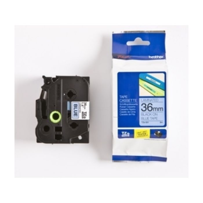 Ruban cassette d'origine Brother TZE561 - noir, bleu