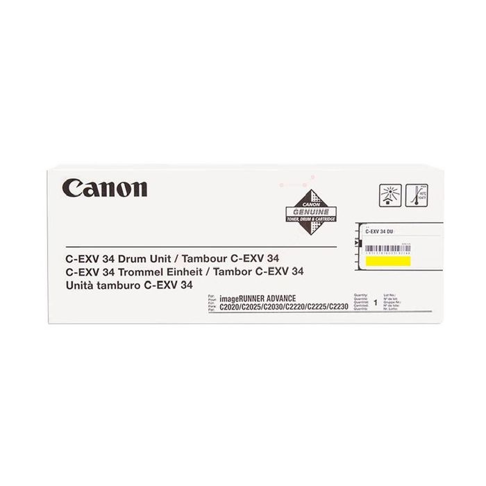 TAMBOUR de Marque Canon C-EXV34YDRUM (3789B003) (Yellow) Jaune (36000pages)