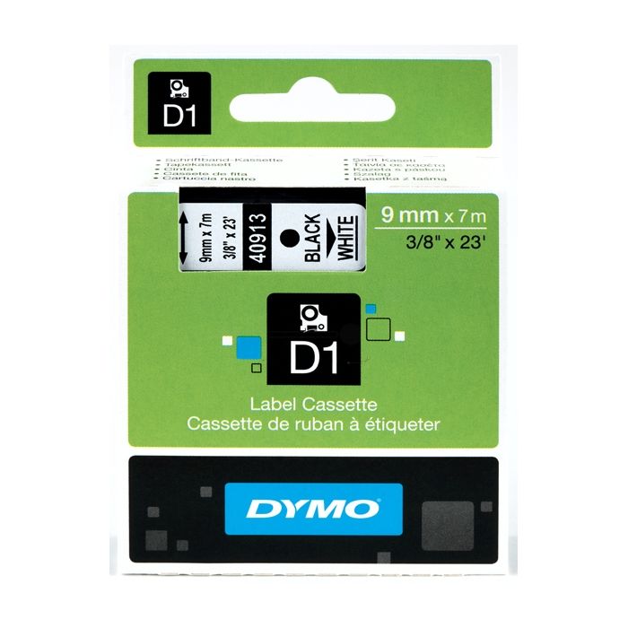 Rouleau d'étiquettes d'origine Dymo 40913 / S0720680 - noir, blanc