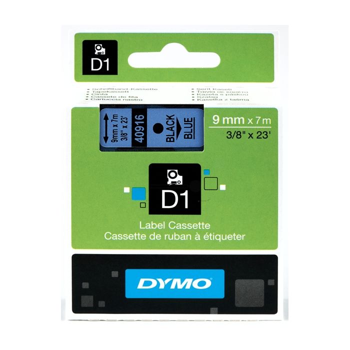 Rouleau d'étiquettes d'origine Dymo 40916 / S0720710 - noir, bleu